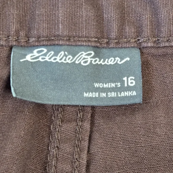 Eddie Bauer Jogger Pants, Brown, 16 - Picture 2 of 14